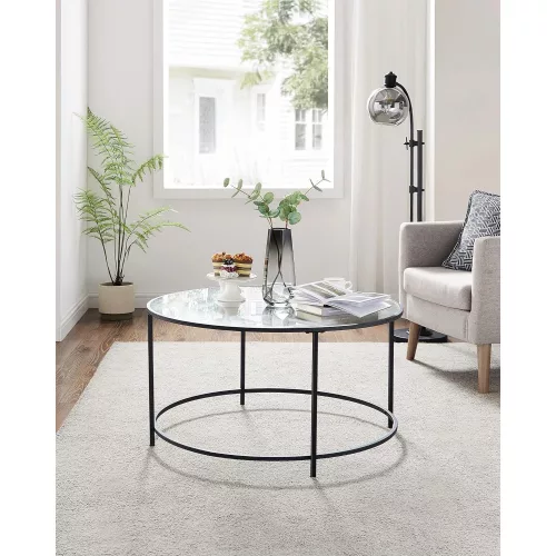 vasagle-masuta-de-cafea-rotunda-cu-blat-din-sticla-negru-84x84x45cm