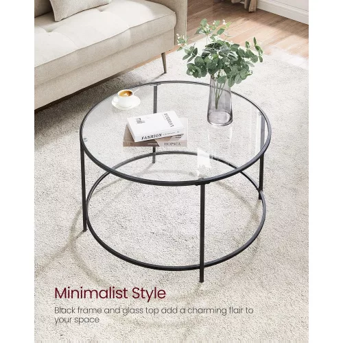 vasagle-masuta-de-cafea-rotunda-cu-blat-din-sticla-negru-84x84x45cm