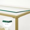 vasagle-masa-consola-cu-rafturi-cu-blat-din-sticla-securizata-auriu-130x30x73cm