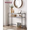 vasagle-masa-consola-cu-rafturi-cu-blat-din-sticla-securizata-neagra-100x80x35cm