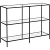 vasagle-masa-consola-cu-rafturi-cu-blat-din-sticla-securizata-negru-100x73x30cm