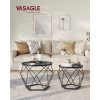 vasagle-set-masuta-de-cafea-din-2-piese-cu-blat-de-sticla-negru-50x50x40cm