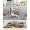 vasagle-set-masuta-de-cafea-din-2-piese-cu-blat-de-sticla-negru-50x50x40cm