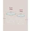 vasagle-set-masuta-de-cafea-din-2-piese-cu-blat-de-sticla-alb-50x50x40cm
