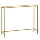 vasagle-masa-consola-cu-blat-din-sticla-securizata-auriu-100x20x80cm