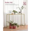 vasagle-masa-consola-cu-blat-din-sticla-securizata-auriu-100x20x80cm