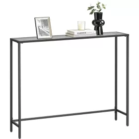 vasagle-masa-consola-cu-blat-din-sticla-securizata-neagra-100x20x80cm