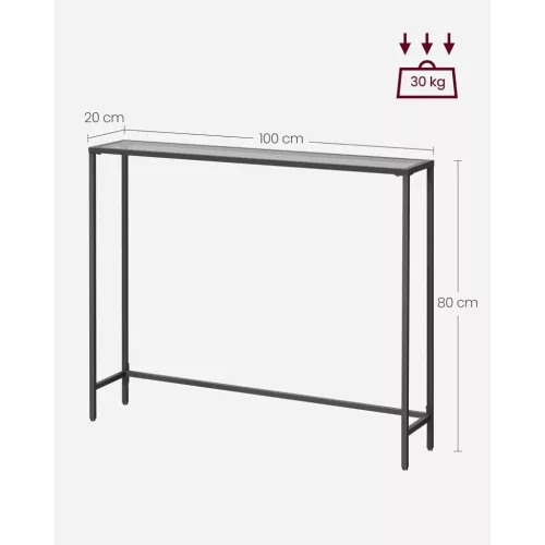 vasagle-masa-consola-cu-blat-din-sticla-securizata-neagra-100x20x80cm