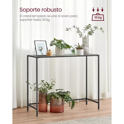vasagle-masa-consola-cu-blat-din-sticla-securizata-neagra-100x20x80cm