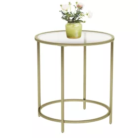 vasagle-masuta-depozitare-rotunda-cu-blat-din-sticla-securizata-auriu-50x50x55cm