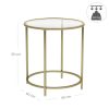 vasagle-masuta-depozitare-rotunda-cu-blat-din-sticla-securizata-auriu-50x50x55cm