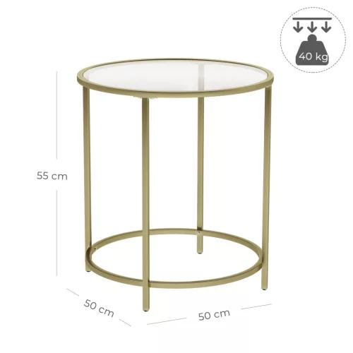 vasagle-masuta-depozitare-rotunda-cu-blat-din-sticla-securizata-auriu-50x50x55cm