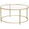 vasagle-masuta-de-cafea-rotunda-cu-blat-din-sticla-auriu-84x84x45cm
