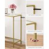 vasagle-masa-consola-cu-cadru-metalic-blat-din-sticla-securizata-auriu-100x35x80cm