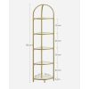 vasagle-raft-de-colt-metalic-cu-rafturi-din-sticla-pentru-baie-bucatarie-auriu-28x28x158cm