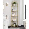 vasagle-raft-de-colt-metalic-cu-rafturi-din-sticla-pentru-baie-bucatarie-auriu-28x28x158cm