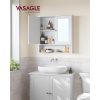 vasagle-dulap-de-baie-cu-oglinda-montabila-pe-perete-alb-56x13x58cm
