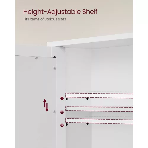 vasagle-dulap-de-baie-cu-oglinda-montabila-pe-perete-alb-56x13x58cm