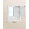 vasagle-dulap-de-baie-cu-oglinda-montabila-pe-perete-alb-56x13x58cm