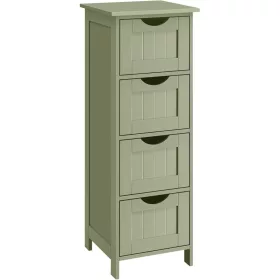 songmics-dulap-cu-picioare-cu-4-sertare-verde-30x30x82cm