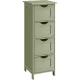 songmics-dulap-cu-picioare-cu-4-sertare-verde-30x30x82cm