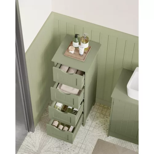 songmics-dulap-cu-picioare-cu-4-sertare-verde-30x30x82cm