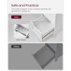 vasagle-dulap-cu-picioare-cu-4-sertare-alb-30x30x82cm