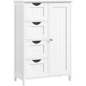 vasagle-dulap-de-baie-cu-4-sertare-si-1-usa-alb-55x30x81cm