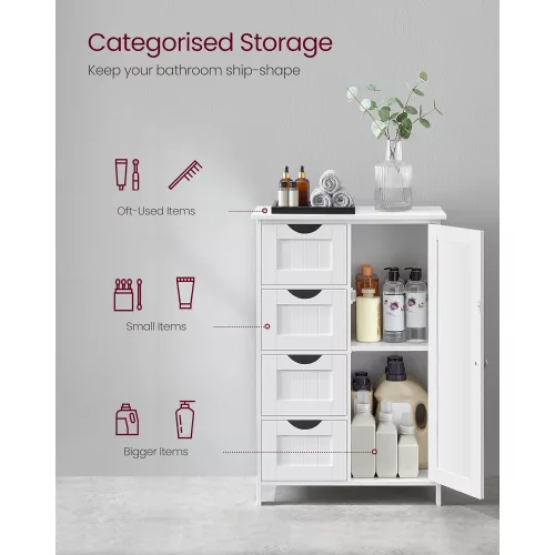 vasagle-dulap-de-baie-cu-4-sertare-si-1-usa-alb-55x30x81cm