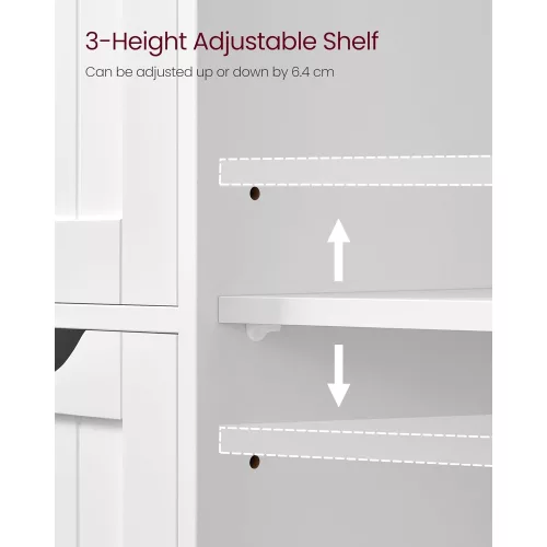 vasagle-dulap-de-baie-cu-4-sertare-si-1-usa-alb-55x30x81cm