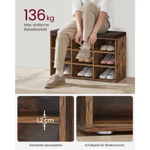 vasagle-bancheta-depozitare-pantofi-cu-sezut-captusit-maro-rustic-78x30x48cm