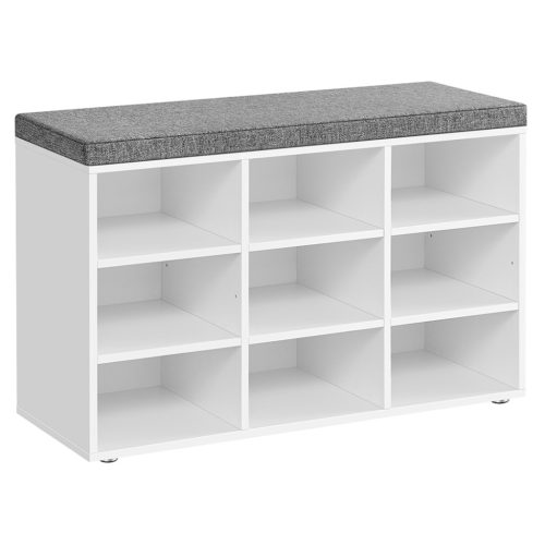 vasagle-bancheta-depozitare-pantofi-cu-sezut-captusit-alb-si-gri-78x30x48cm