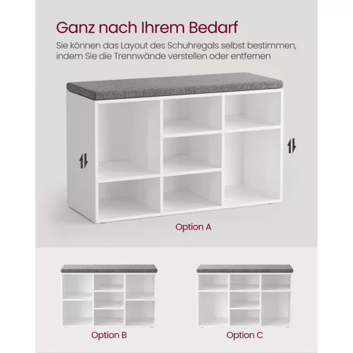 vasagle-bancheta-depozitare-pantofi-cu-sezut-captusit-alb-si-gri-78x30x48cm
