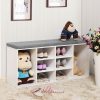 vasagle-bancheta-depozitare-pantofi-cu-doua-niveluri-de-depozitare-alb-104x30x48cm