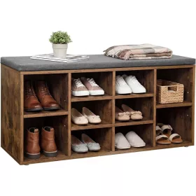 vasagle-bancheta-depozitare-pantofi-cu-sezut-captusit-maro-rustic-104x30x48cm