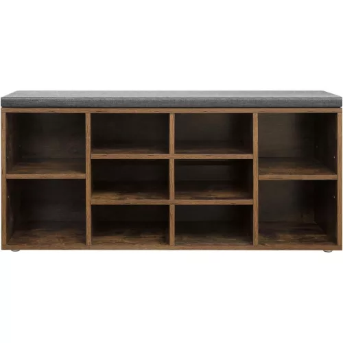 vasagle-bancheta-depozitare-pantofi-cu-sezut-captusit-maro-rustic-104x30x48cm
