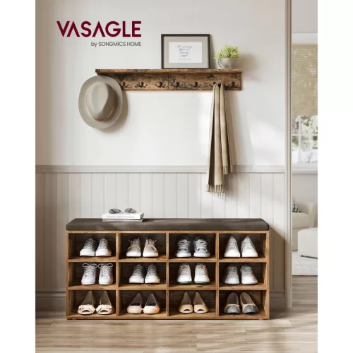 vasagle-bancheta-depozitare-pantofi-12-compartimente-cu-sezut-captusit-maro-rustic