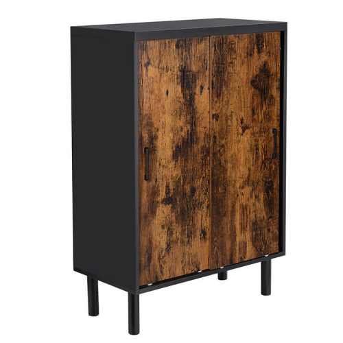 vasagle-dulap-depozitare-pantofi-maro-rustic-70x35x100cm