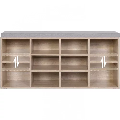 vasagle-bancheta-depozitare-pantofi-cu-10-compartimente-natural-104x30x48cm