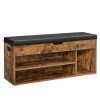 vasagle-bancheta-depozitare-pantofi-cu-sezut-captusit-maro-rustic-100x30x44cm
