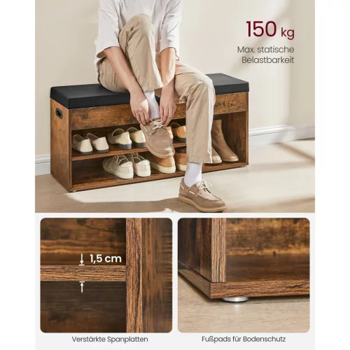 vasagle-bancheta-depozitare-pantofi-cu-sezut-captusit-maro-rustic-100x30x44cm