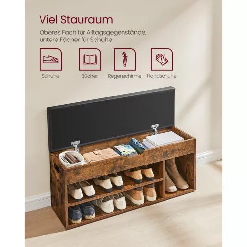 vasagle-bancheta-depozitare-pantofi-cu-sezut-captusit-maro-rustic-100x30x44cm
