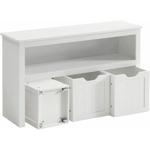 vasagle-dulap-de-depozitare-jucarii-cu-cutie-de-depozitare-extensibila-cu-3-roti-alb-102-x