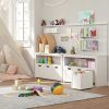vasagle-dulap-de-depozitare-jucarii-cu-cutie-de-depozitare-extensibila-cu-3-roti-alb-102-x