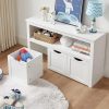 vasagle-dulap-de-depozitare-jucarii-cu-cutie-de-depozitare-extensibila-cu-3-roti-alb-102-x
