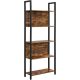 vasagle-raft-de-depozitare-maro-rustic-62x24x165cm