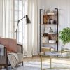 vasagle-raft-de-depozitare-maro-rustic-62x24x165cm