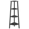 vasagle-biblioteca-de-colt-4-niveluri-gri-carbune-si-negru-33x33x124cm