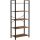 vasagle-raft-de-carti-raft-in-picioare-maro-rustic-66x30x153cm