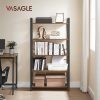 vasagle-raft-raft-in-picioare-5-niveluri-maro-rustic-80x30x153cm